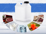 3 Pcs 1 Gallon Plastic Jug with Lids Square Empty Storage Hdpe Carboy Plastic Jar V1259-DP01-F-116