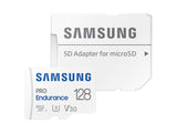 SAMSUNG 128GB PRO Endurance microSDXC with Adapter MB-MJ128KA V28-FFCSAMMBMJ128KA