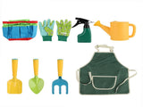 8PCS Kids Garden Tools Set Boys Girls Garden Play Toys Gardening Tote Bag Gardening Tool Kit Shovels V1294-YM0901-H37958