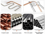 Manual Tube Bender Tool with Dual Long Handles and Angle Scale for Copper Aluminum Thin Steel and V1341-ZY-TX5BNKQ7-B