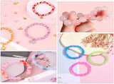 2800 6mm Glass Beads for Bracelets, 56 Colors Crystal Beads for Jewelry Making, Bracelet Making and V1366-AZ2-W-19383