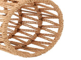 4pcs Lampshade Retro Imitation Rattan Bohemian Style Hand Woven Lamp Shade for Floor Lamps V1294-YM0901-3119240098811