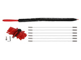 Chimney Brush Press Type Durable Nylon Soft Durable Small Size Inner Wall Cleaning Brush V1294-YM0710-3113210191811