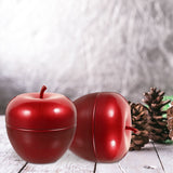 Apple Shape Storage Canister Red Tinplate for Home Decoration V1366-AZ2-W-18711