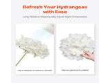 Artificial Flowers, 105 pcs Real Looking White Silk Fake Hydrangea Bulk, White Faux Bridal Shower V952-RZXQBS105PCSKMGDN001V0