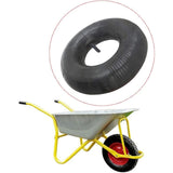 2 Pieces 3.50/4.00-6 Inner Tube Tire Wheel 3.50/4.00-6 Innertube Wheelbarrow Rubber Valve 6 V1188-MS-227-0874