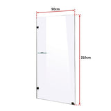 900 x 2100mm Frameless 10mm Safety Glass Shower Screen V63-828971