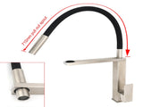 WELS 6.0L/m Chrome Kitchen Sink Basin Mixer Swivel Faucet Tapware Pull Out Spout V1233-KSQ509N