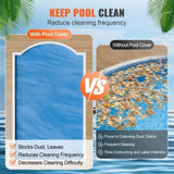 Solar Pool Cover, 24 x 12 ft Rectangle Blanket for Pools, Inground Above Ground Swimming Pool V952-TYNJRYCMJX24RXN7QV0