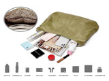 Women's Soft Leather Tote Bags 3pcs Fashion Handbag Wallet Shoulder Purse Set V1263-JX-3525