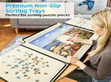Portable Jigsaw Puzzle Board Mat Holds up to 1000 Pcs Puzzle Surface Holder V201-W13982154