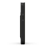 EFM Miami Leather Wallet Case Armour with D3O For iPhone 13 Pro Max - Smoke Black V578-EFCMIAE193SMB