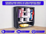 Large Portable Clothes Closet Canvas Wardrobe Storage Organizer with Shelves V63-831971