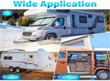 RV Screen Door Cross Bar Handle Protector, Adjustable from 21-5/8 to 28-5/8 inch Grab Handle for V1189-LC-QP-00775