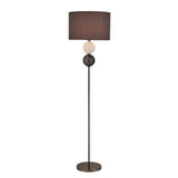Murano Floor Lamp - Brass/Pewter V558-LL-27-0206PT