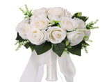 Artificial Rose Bridal Bouquet Beautiful Elegant Lightweight Artificial Rose Bouquet Wedding V1294-YM0901-3115250116111