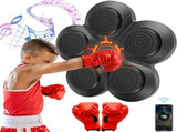 Smart Electric Boxing Trainer with Speaker, Black, Compatible with Smart Music Boxing V1188-MS-325-0029