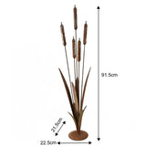 Rust Bulrush Decoration On Stand 91cm V637-27609BYL