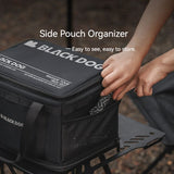 Black storage box, home storage, garden storage, portable storage box, durable storage container, V1106-127-77172