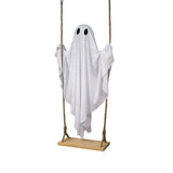 Halloween Decorations Outdoor - 5 FT Large Hanging Swing Ghost Halloween Decor, Spooky Decor for V1192-AZ-W-26450