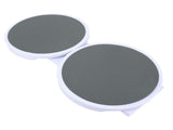 2 Serving Trays and 2 Straight Tracks Reusable Tabletop Rotating Food Turntable Extension V1294-YM0901-3118240252011