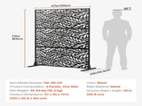 Metal Privacy Screen, 47" W x 72" H, Outdoor Privacy Screens & Panels, Freestanding Outdoor Divider V952-DLSHWYSPMJS7J715TV0