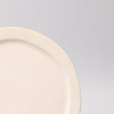 Plate Organic Flat 25.5cm Craft White Glaze V637-C7588