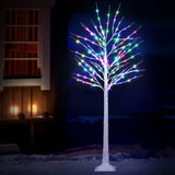 Jingle Jollys Christmas Tree 1.7m Twigs 120 RGB LED Lights Xmas Trees Decoration XMAS-TWIG-RGB-6FT-DIMMABLE