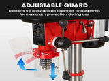 Baumr-AG 600W 12" Pedestal Floor Drill Press, 16 Speeds, 16mm Chuck V219-DRLDPRBMRAD19