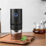 Portable USB Coffee Grinder for Espresso Automatic Grinding Travel Home and Camping, Black V1188-MS-325-1310