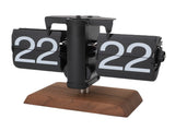 Retro Digital Flip Down Clock Mechanical Battery Powered Flip Desk Clock for Home Office Decor 24 V1294-YM0901-3115250023712