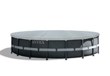 Intex Deluxe Pool Cover for 18' Round Swimming Pools 28041 V1032-IXCOVERDELUXE_28041