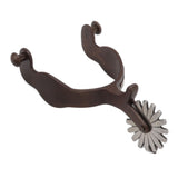 2 PCS Cowboy Horse Spurs Outdoor Garden Retro Spurs Saddlery Equipment with Cow Icon V1294-YM3111220277111-0421