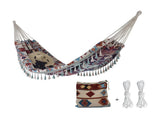 Backyard Hammock with Tassels,Garden Hammocks with Portable Carry,Bag Deluxe Fringe for V1192-AZ-W-0334