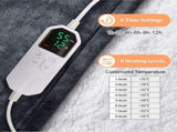Wearable Heated Blanket Portable with Sleeves & Foot Pocket - Electric Snuggle Throw Blanket, 8 Heat V1107-742-17363