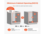 Pullout Trash Can for Kitchen Cabinets, Garbage Waste Recycling Bin, Under Mount Waste Container, V952-CFLJTDTDTHSYKL1U7V0
