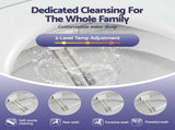 Cefito Electric Bidet Toilet Seat Washing Without Power Heated D-Shape Air Dryer BIDET-ELEC-S003-WH