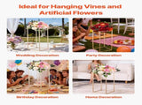 Wedding Flower Stand, 10PCS 60cm Column Flower Stand, Floral Stands with Hidden Screw, Rectangular V952-HLHJLFT10J60KTTF1001V0