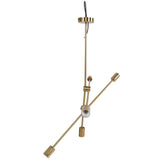 Modern Chandelier Unique Appearance Elegant Design Stable Firm Geometric Line Chandelier 110220V V1294-YM0714-3119210295511