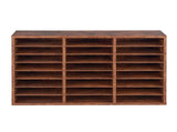 Literature Organizer, 24 Compartments Office Mailbox with Removable Shelves, Wooden Mailbox Sorter V952-WJJEKBHB24G5IEP06V0