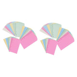 2-Pack Notebook Insert Paper Refill with 3 Books Binder Replacement Inserts for Note Taking and V1369-AZ3-W-20868