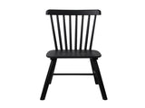 Levede 6x Dining Chairs Kitchen Winsor Black CH1035-2-BKX3
