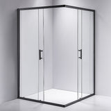 1200 x 1000mm Sliding Door Nano Safety Glass Shower Screen By Della Francesca V63-829561