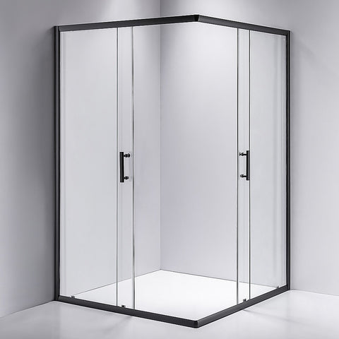 1200 x 1000mm Sliding Door Nano Safety Glass Shower Screen By Della Francesca V63-829561