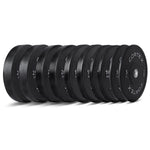 CORTEX 150kg Black Series V2 Rubber Olympic Bumper Plate Set 50mm V420-CSWP-OBPV2ST-B