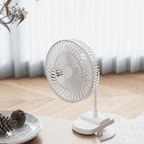 Clip On Fan Portable Rechargeable 720&deg Rotation Quiet Stroller Fan Sturdy Clamp Mini Desk Fan for V1294-YM0523-10344433