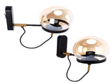 Wall Lamp Blowing Technology Transparent Soft Lighting Fashion Design Glass Ball Lamp 110220VBlack V1294-YM0715-3119210291112