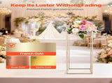 Wedding Flower Stand, 10PCS 80cm Column Flower Stand, Floral Stands with Hidden Screw, Rectangular V952-HLHJLFT10J80Y446M001V0