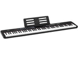 Alpha Piano Keyboard 88 Keys Electric Electronic Keyboard Piano Gift Black EK-S88-BT-BK