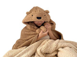 Winter Throw Blanket Cloak With Hood Thick Soft Plush Warm Wearable Blanket for Children and Adults V1294-YM0626-3117220297613